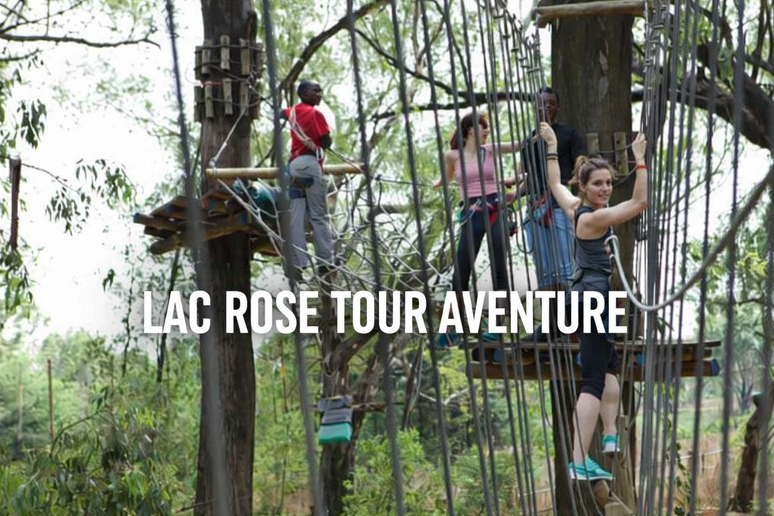 مسار أكروباوباب للمغامرة بين الأشجار ضمن باقة أكرو باوباب + سومون قرب لاك روز في السنغال