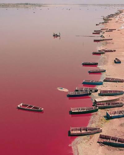 Paysages, activités et découverte du Lac Rose près de Dakar au Sénégal | Lac Rose Tour Aventure