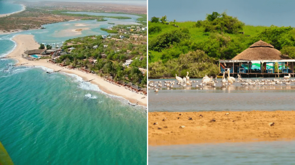 Panorama de Somone entre lagune, plage et paysages naturels de la Petite Côte du Sénégal