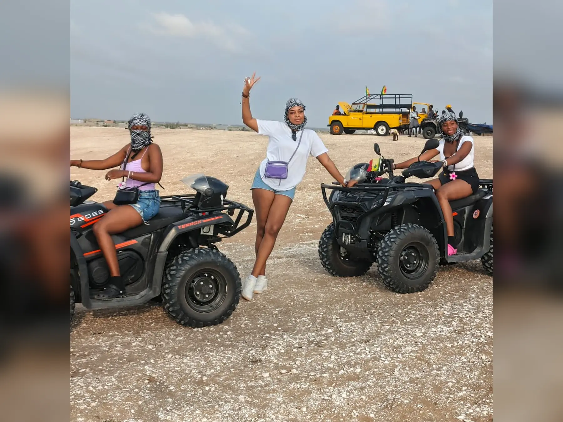 Paisajes y actividades en el Lago Rosa, cerca de Dakar, Senegal | Lac Rose Tour Aventure