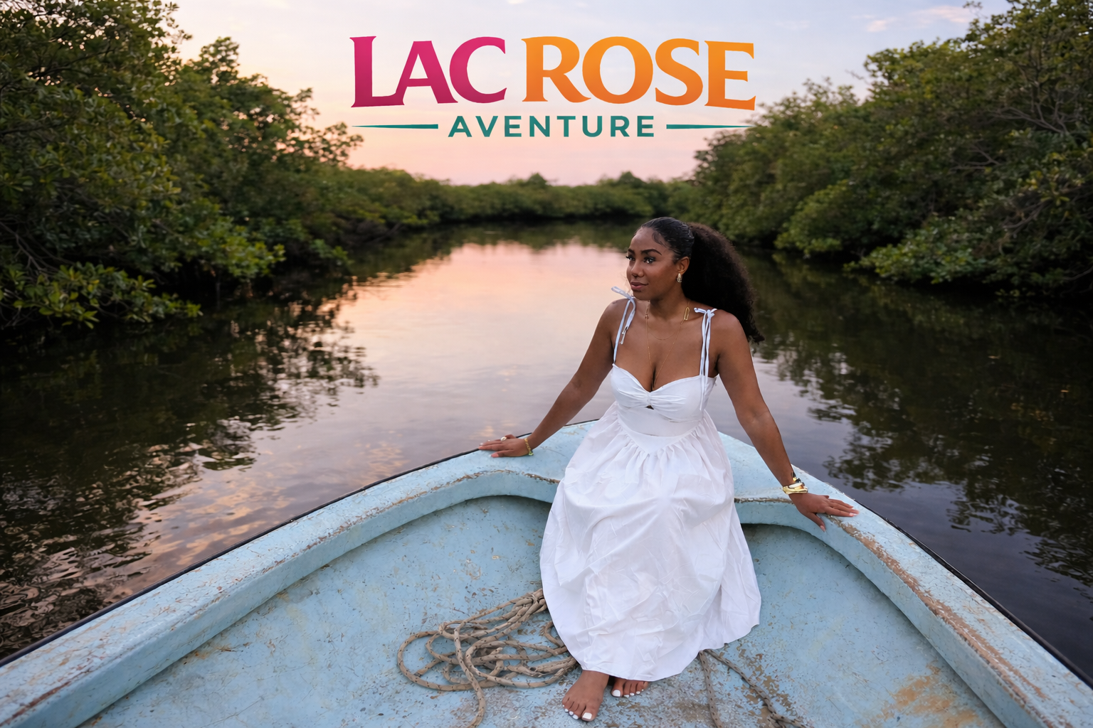 Excursion Sine Saloum Sénégal en pirogue – balade dans les mangroves au coucher de soleil avec Lac Rose Aventure