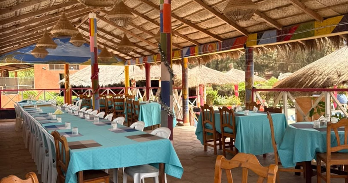 Cadre du restaurant pour déguster un thiébou yapp au Lac Rose