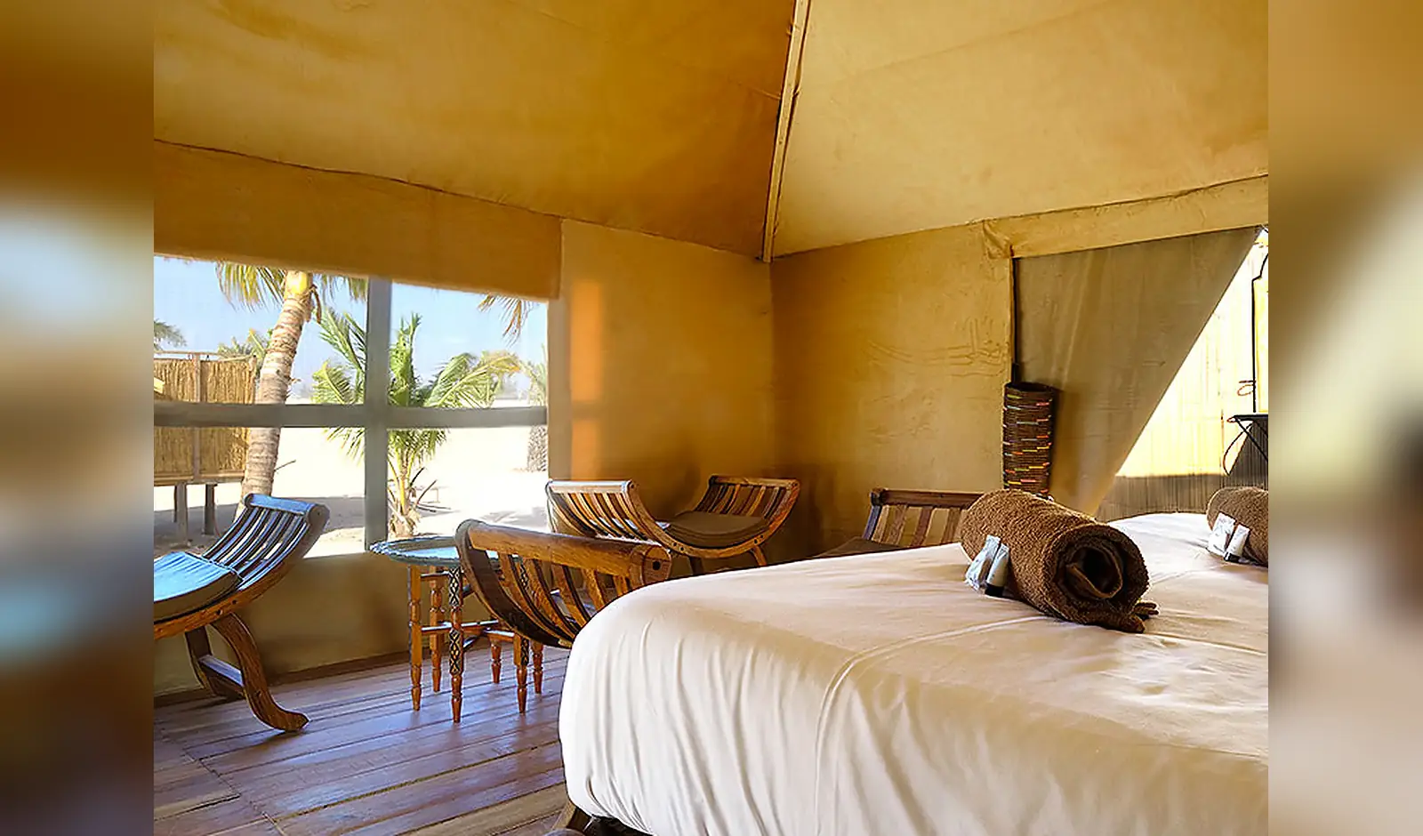 Hébergement et détente à l’hôtel Okai à Désert de Lompoul, Sénégal