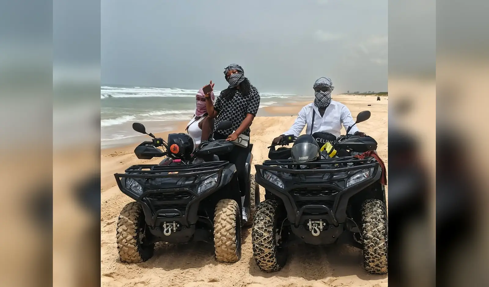 Excursion en quad entre pistes et plage à Lac Rose, Sénégal