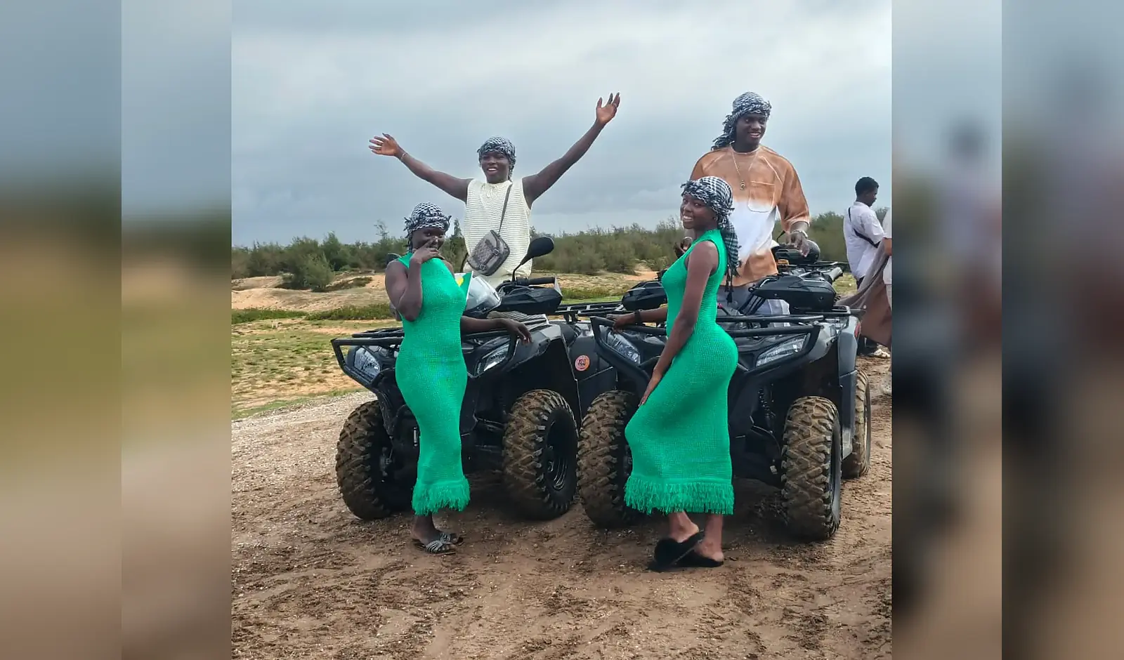 Excursion en quad entre pistes et plage à Lac Rose, Sénégal