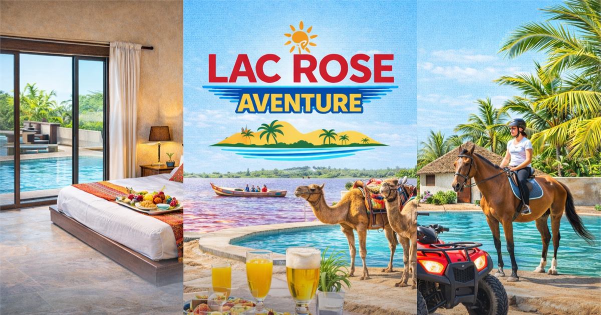 Bandia et Lac Rose en une journée : safari et aventure